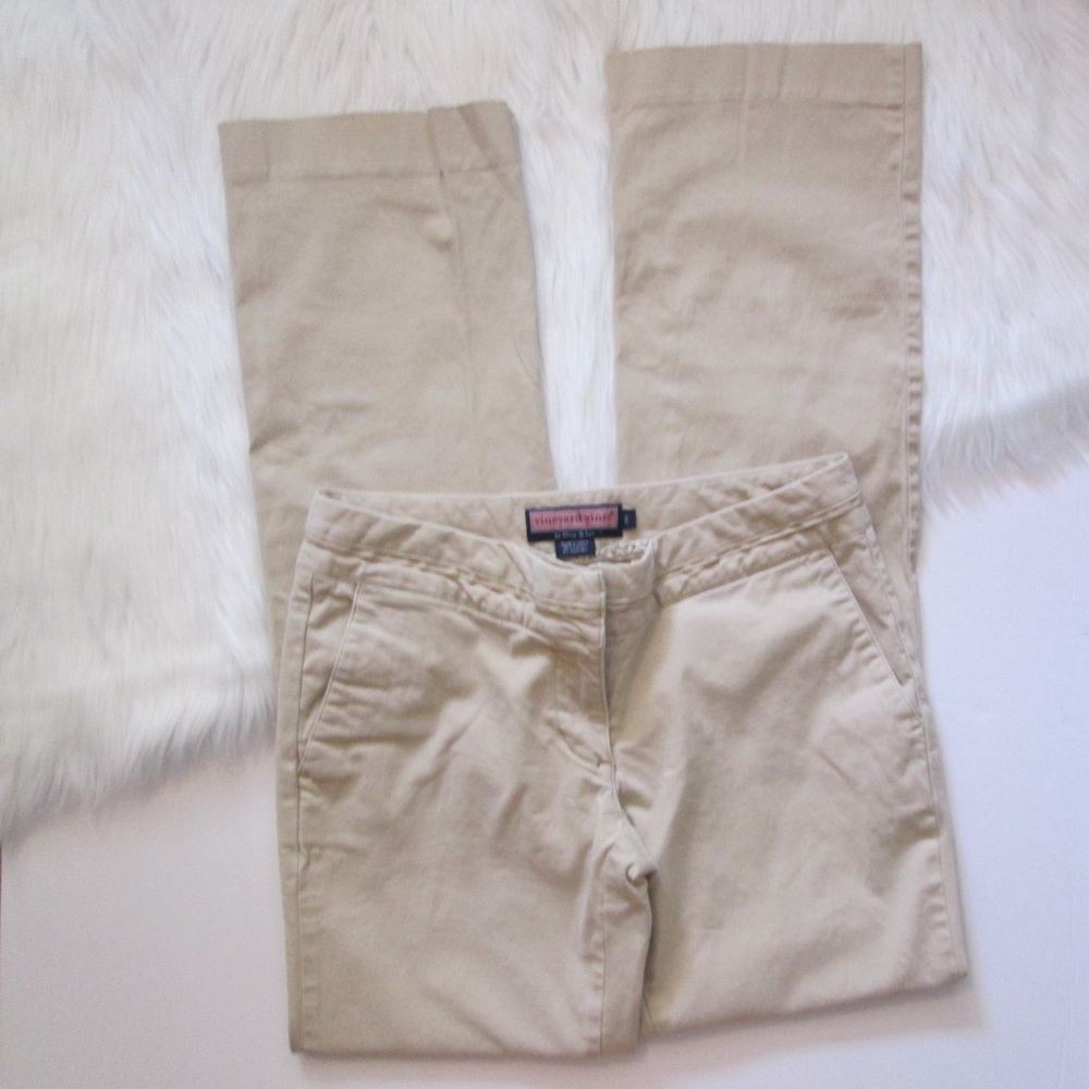 Vineyard Vines women’s khaki straight leg pants