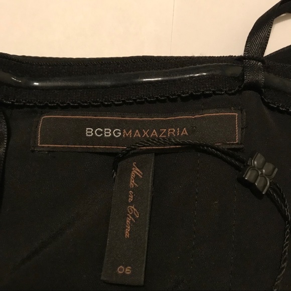 NWOT•{BCBGMaxAzria} ‘Liv’ 100% Silk Party Dress w/ Ruffle Details • Size 6 - Picture 7 of 10