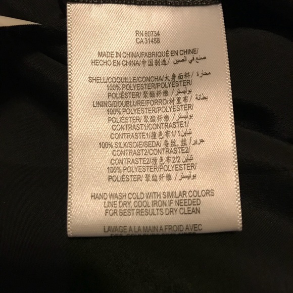 NWOT•{BCBGMaxAzria} ‘Liv’ 100% Silk Party Dress w/ Ruffle Details • Size 6 - Picture 8 of 10