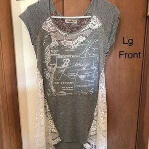 Stylish lace tee