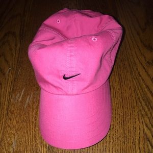 Pink nike cap