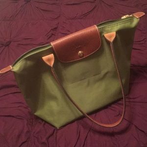 Medium Olive Longchamp Bag