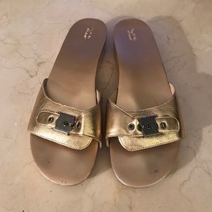 Size 11 GOLD Dt. Scholls