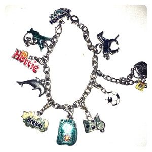 Vintage 10 Charms Bracelet