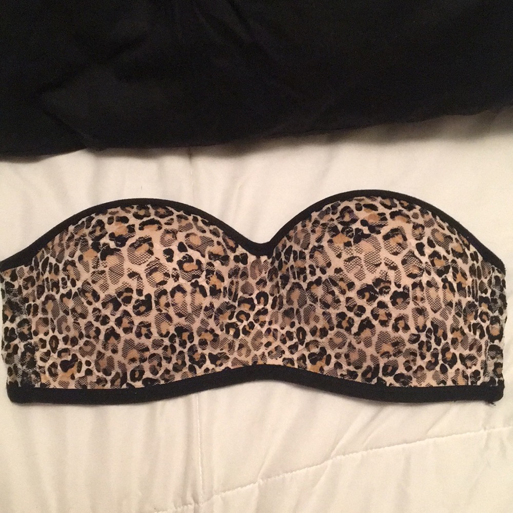Cheetah Bandeau size small PINK