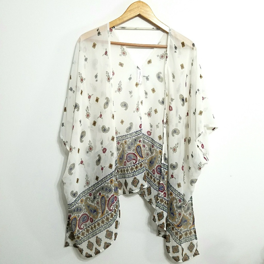 Love Tree • Boho Sheer Flowy Festival Kimono