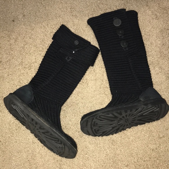 Ugg "Classic Cardy" knit boots - Picture 1 of 3