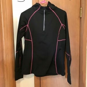 Hooded workout sweater