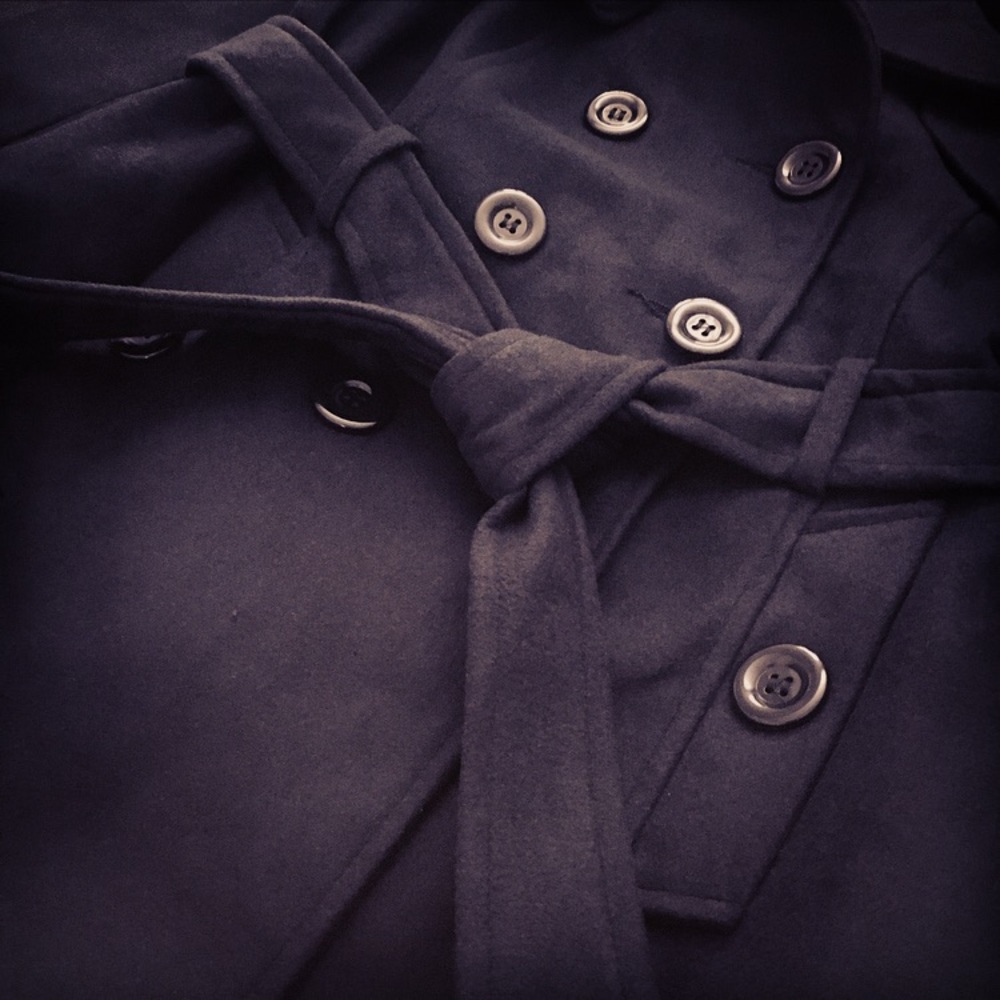 NWT Navy Blue Pea Coat - Picture 4 of 6