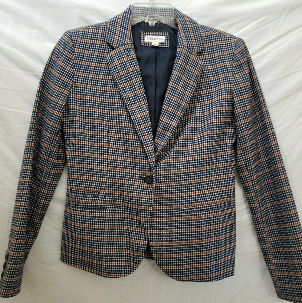 Plaid Blazer