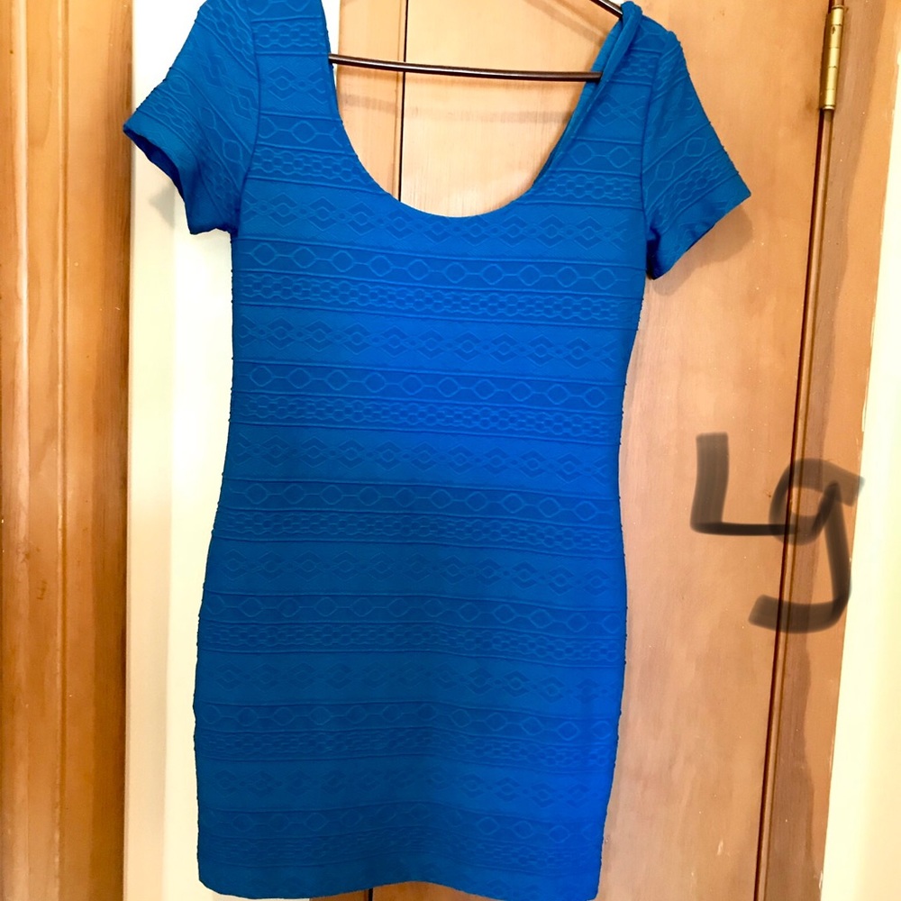 Blue dress