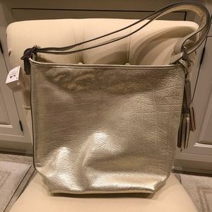 ⚡️BLACK FRIDAY SALE Metallic Coach Hobo