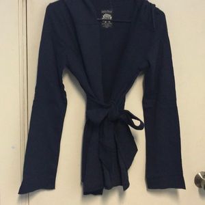 Lucky Brand Hooded Wrap Jacket