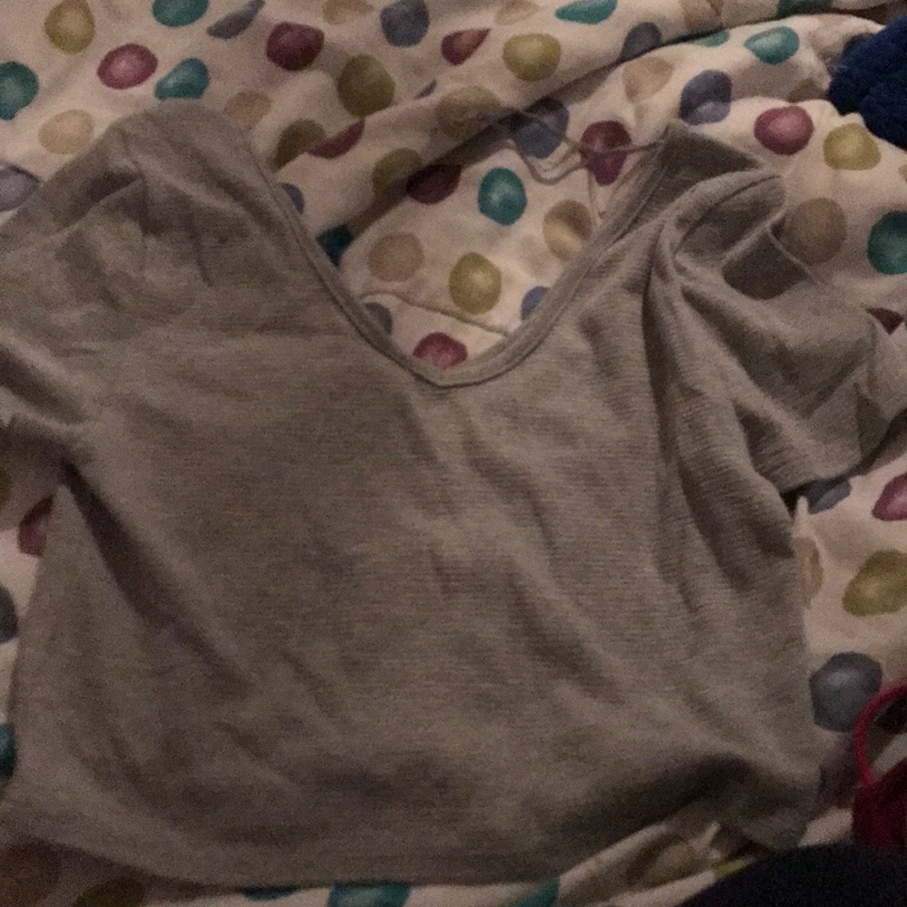 Gray shirt