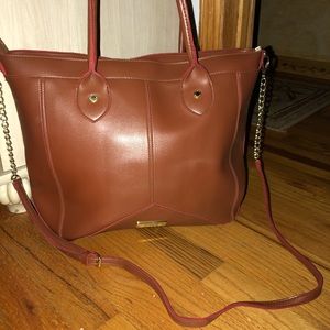 Steve madden bag with pink stitching!
