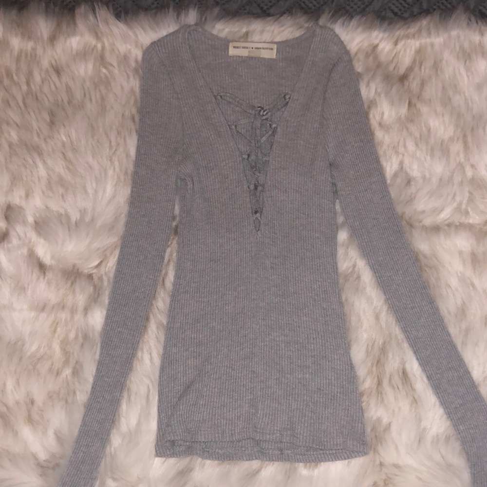 Urban Outfitters Lace Up Long Sleeve