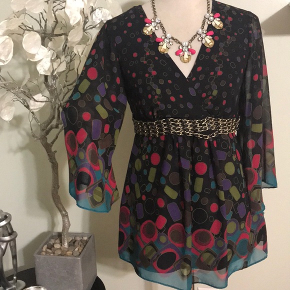 Bisou Bisou Tops - BISOU BISOU ELEGANT CHIC TOP