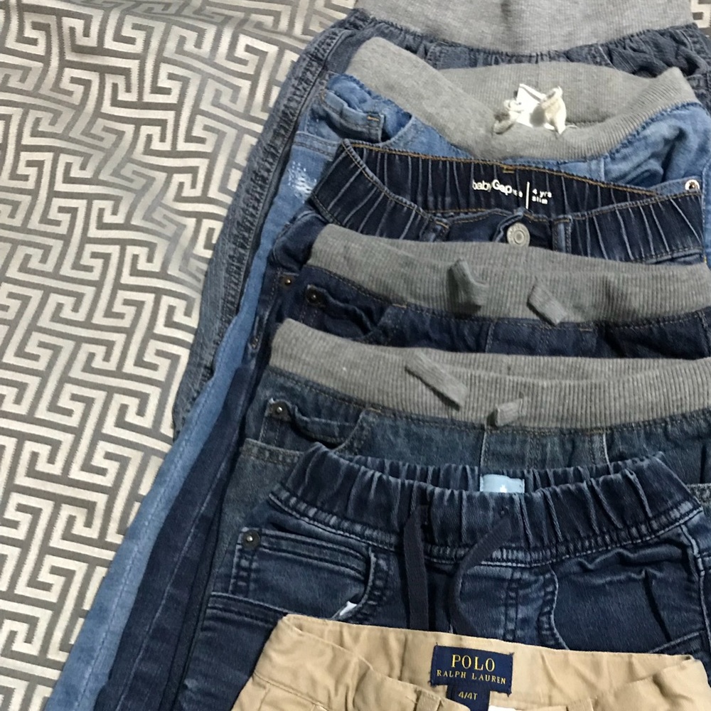 Baby gap, polo, children’s place jeans