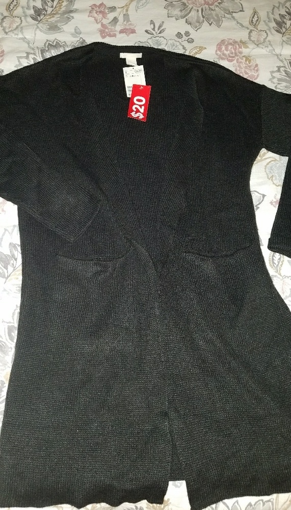 Black Long Cardigan