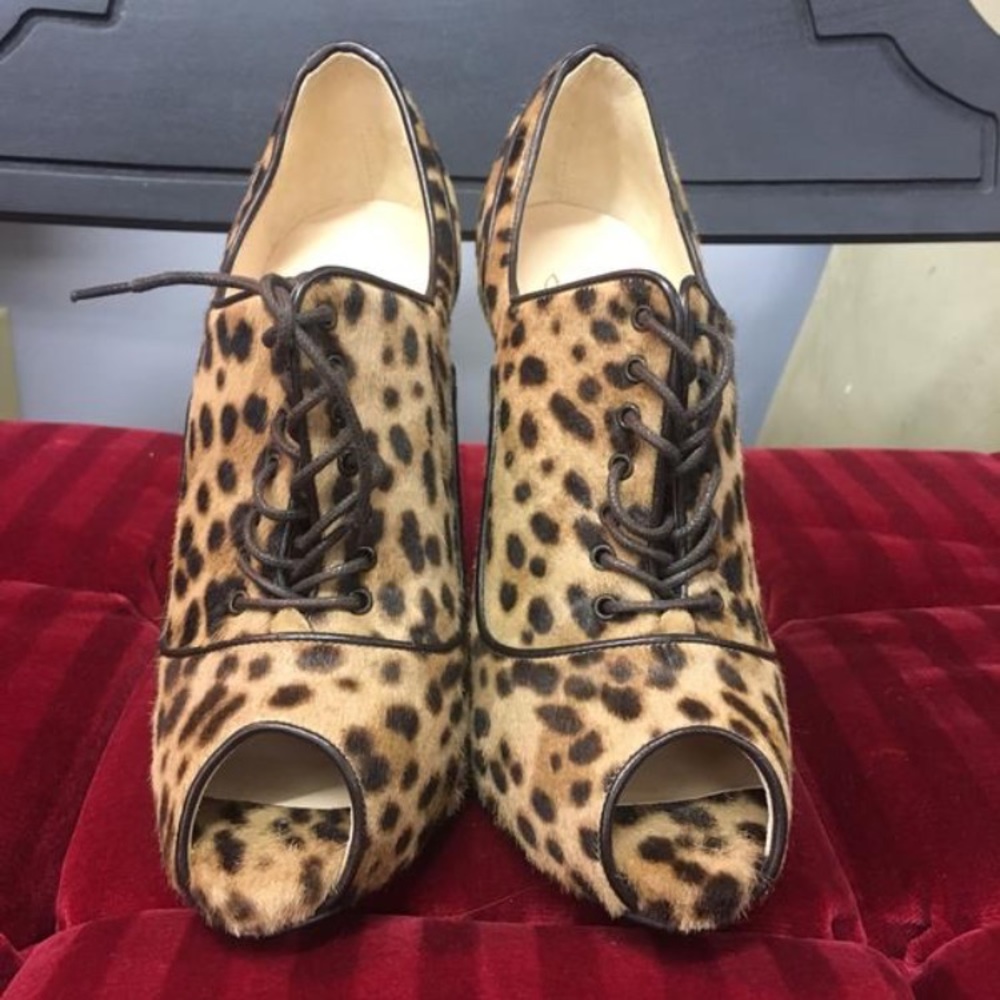 Animal Print Pony Hair Christian Louboutin Heels