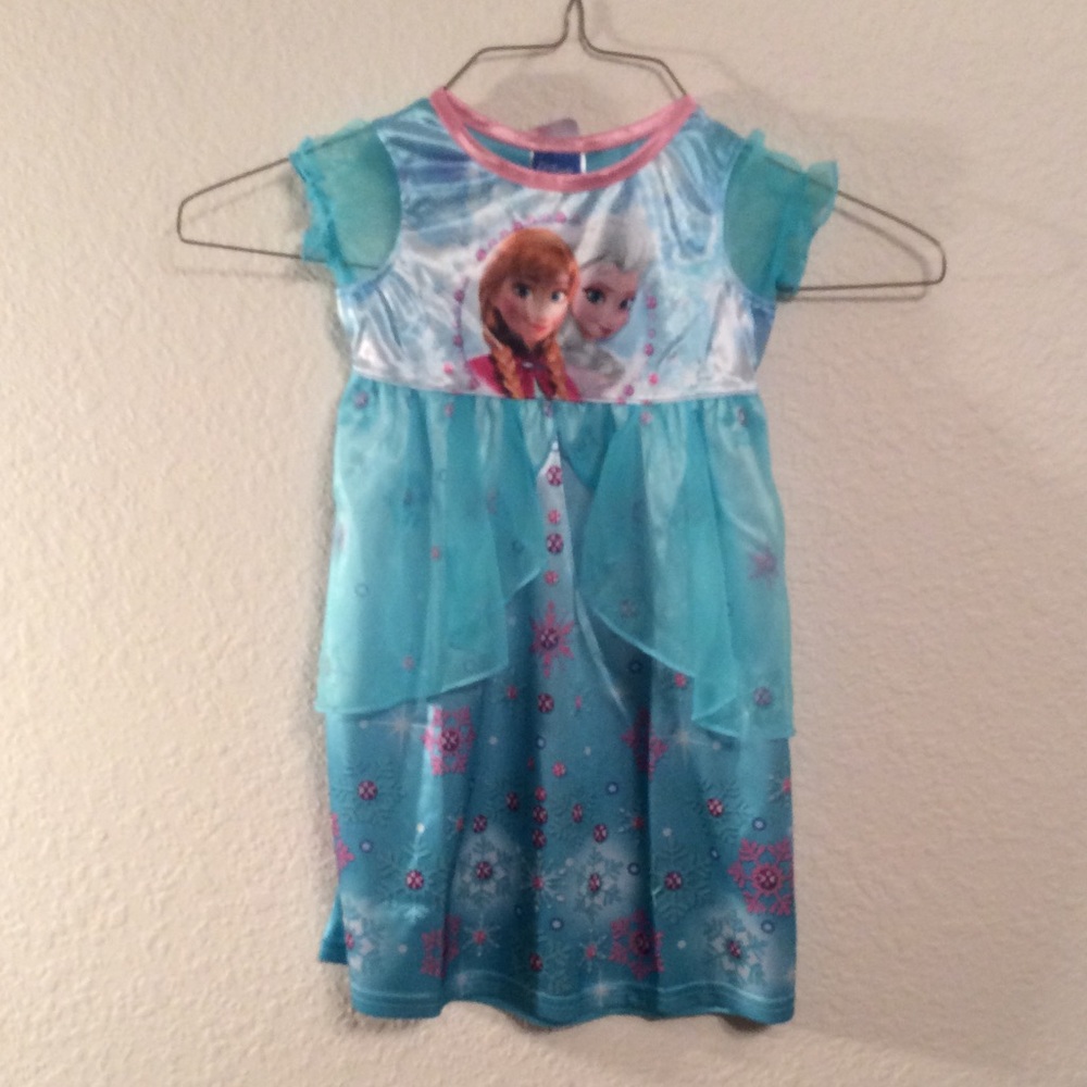 🆕NEW-DISNEY FROZEN GIRLS NIGHT GOWN. BRAND NEW