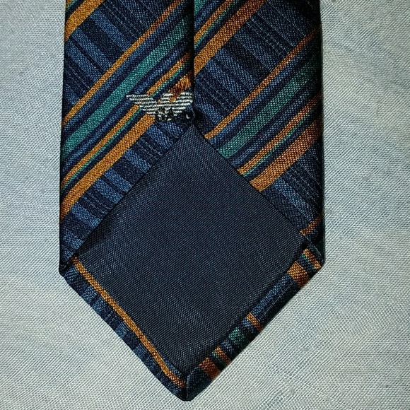 RARE VINTAGE Giorgio Armani Men's Skinny Tie - Picture 4 of 4