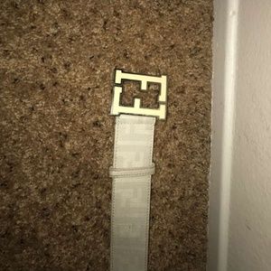 Fendi white authentic belt (orignal)