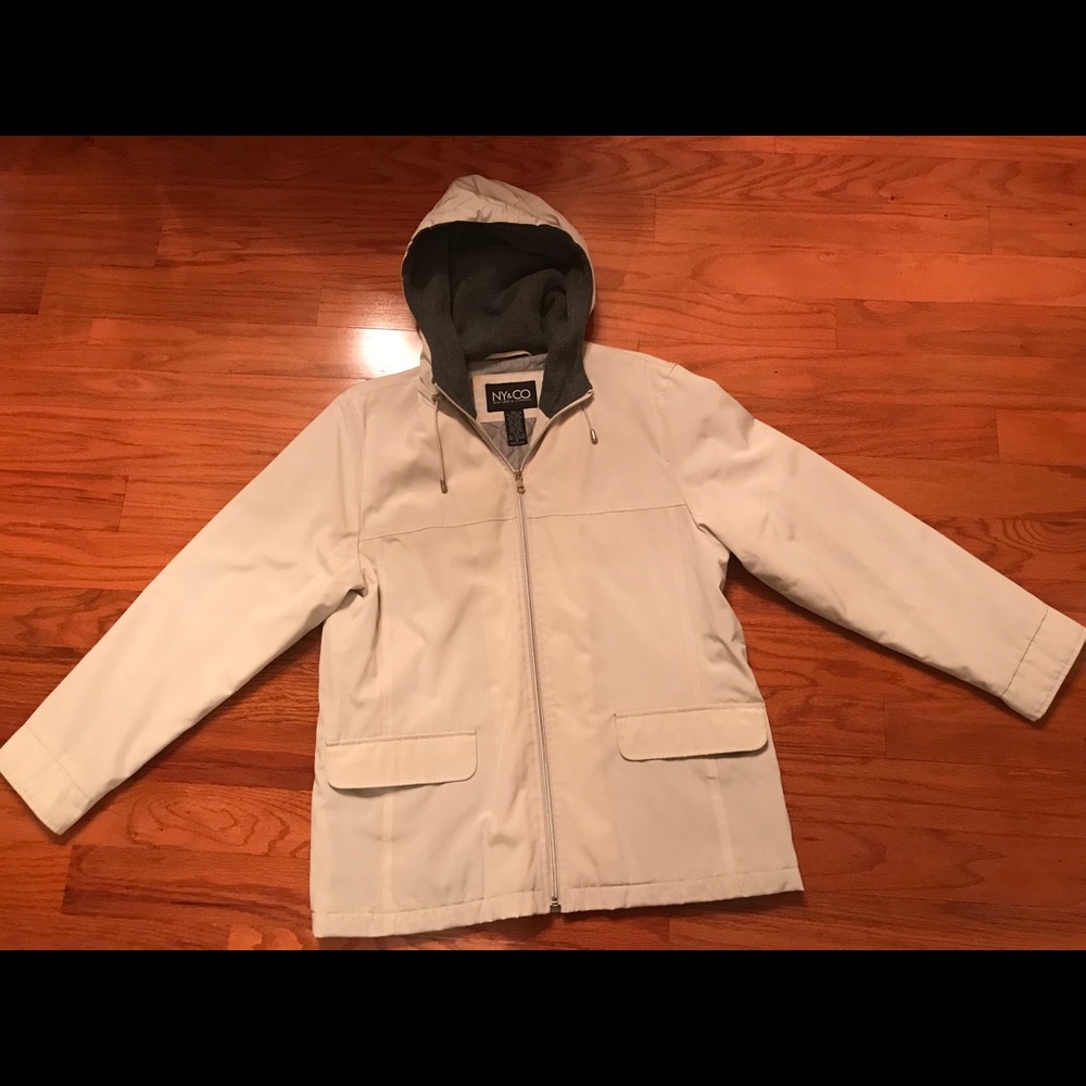 New York & Co Hooded Coat. Size medium.