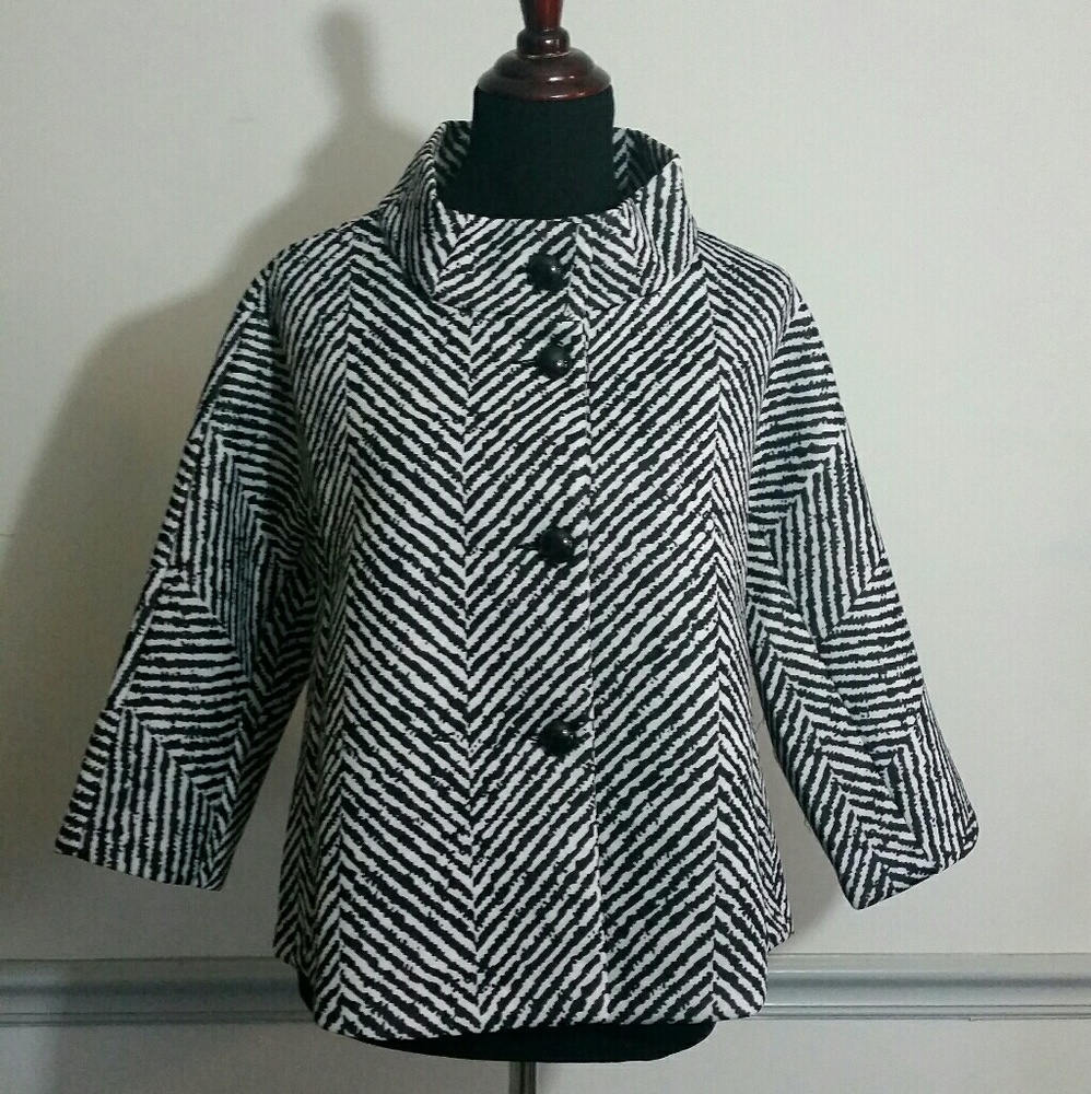 Jolibel Black and Cream Jacket