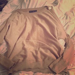 Like New Sparkly gold sweater ny and company