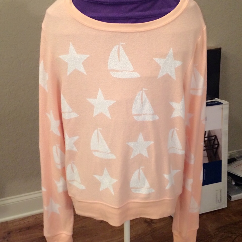 WILDFOX FUZZY Sweatshirt (S) RARE