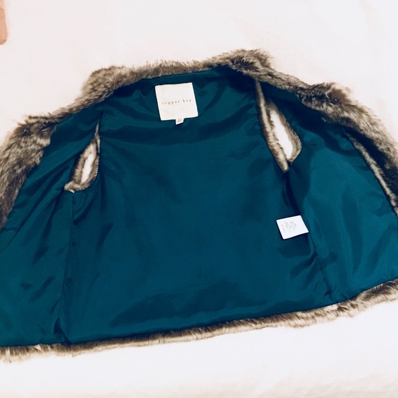 Copper Key Toddler Faux Fur Vest - Picture 4 of 6