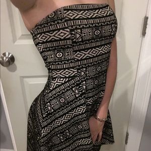 Velvet Printed Flow Dress