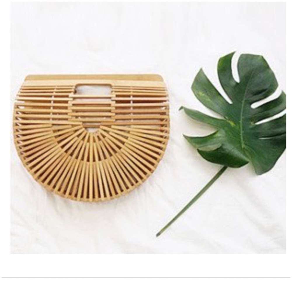 Bamboo Arc Fashion Clutch Bag