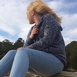 Light Weight Hooded Zip Up