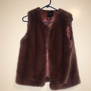 Furry Vest from Forever 21