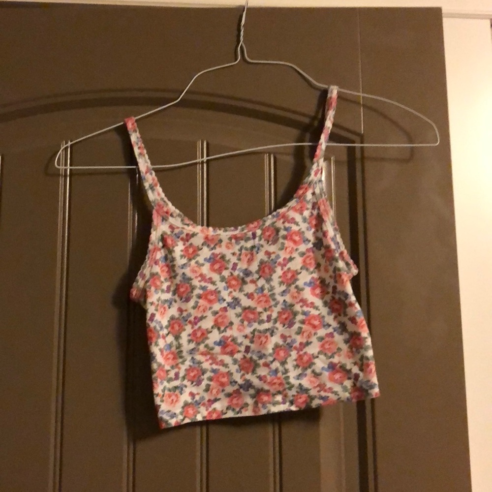 Floral crop top