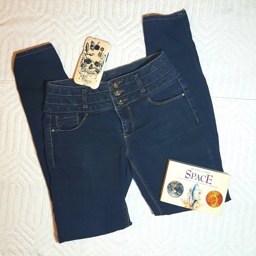 Denim Skinny Jeans, Size 7 Juniors