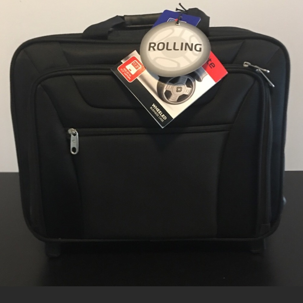 Rolling Samsonite briefcase