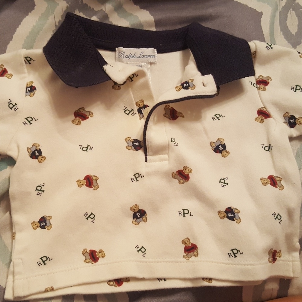 💜💜Infant long sleeve polo shirt💜💜