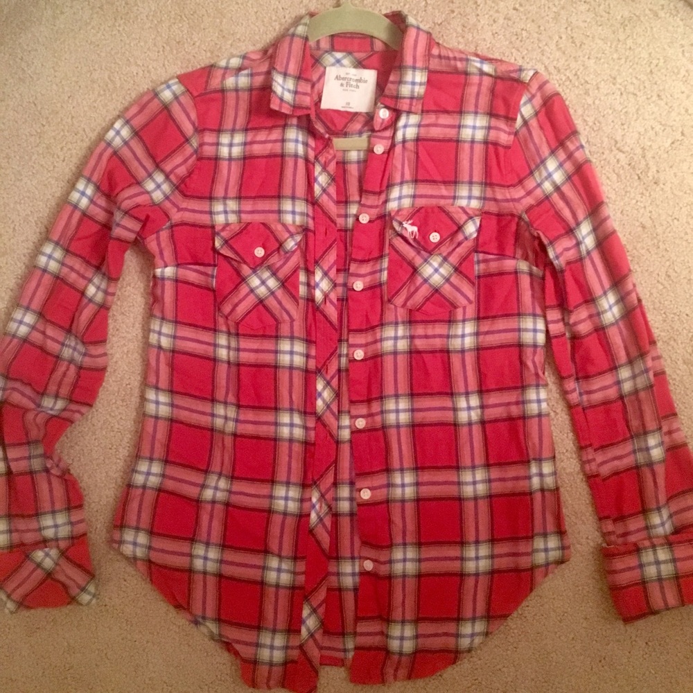 A&F button down shirt, size XS