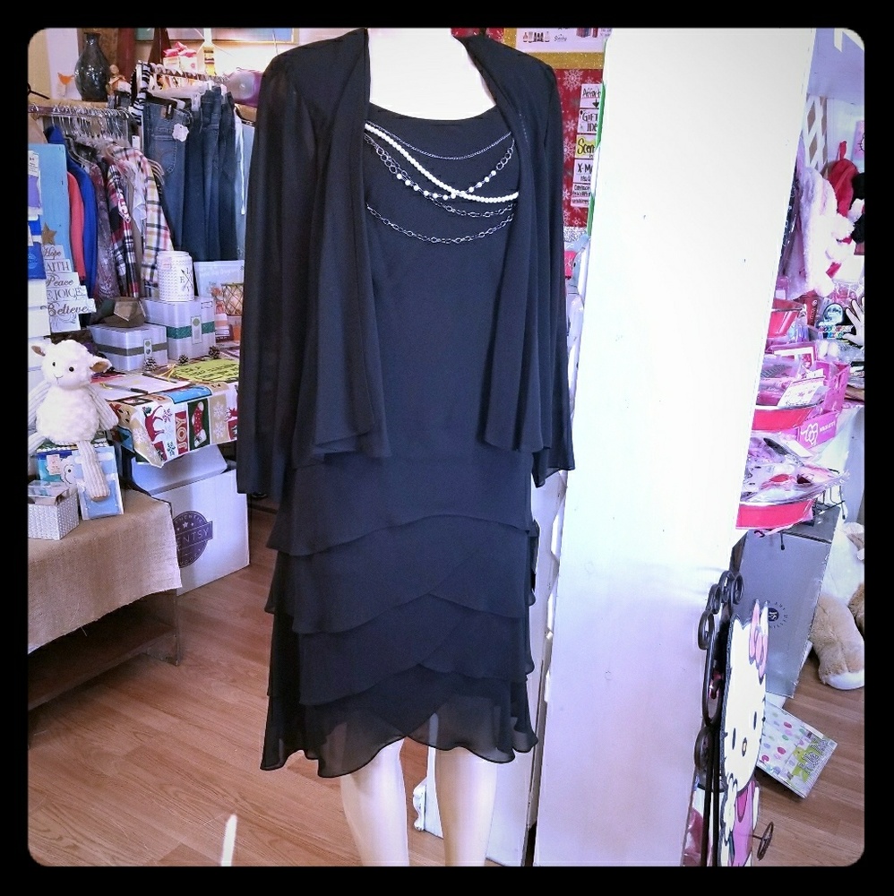 S.L fashion black dress,  brand new
