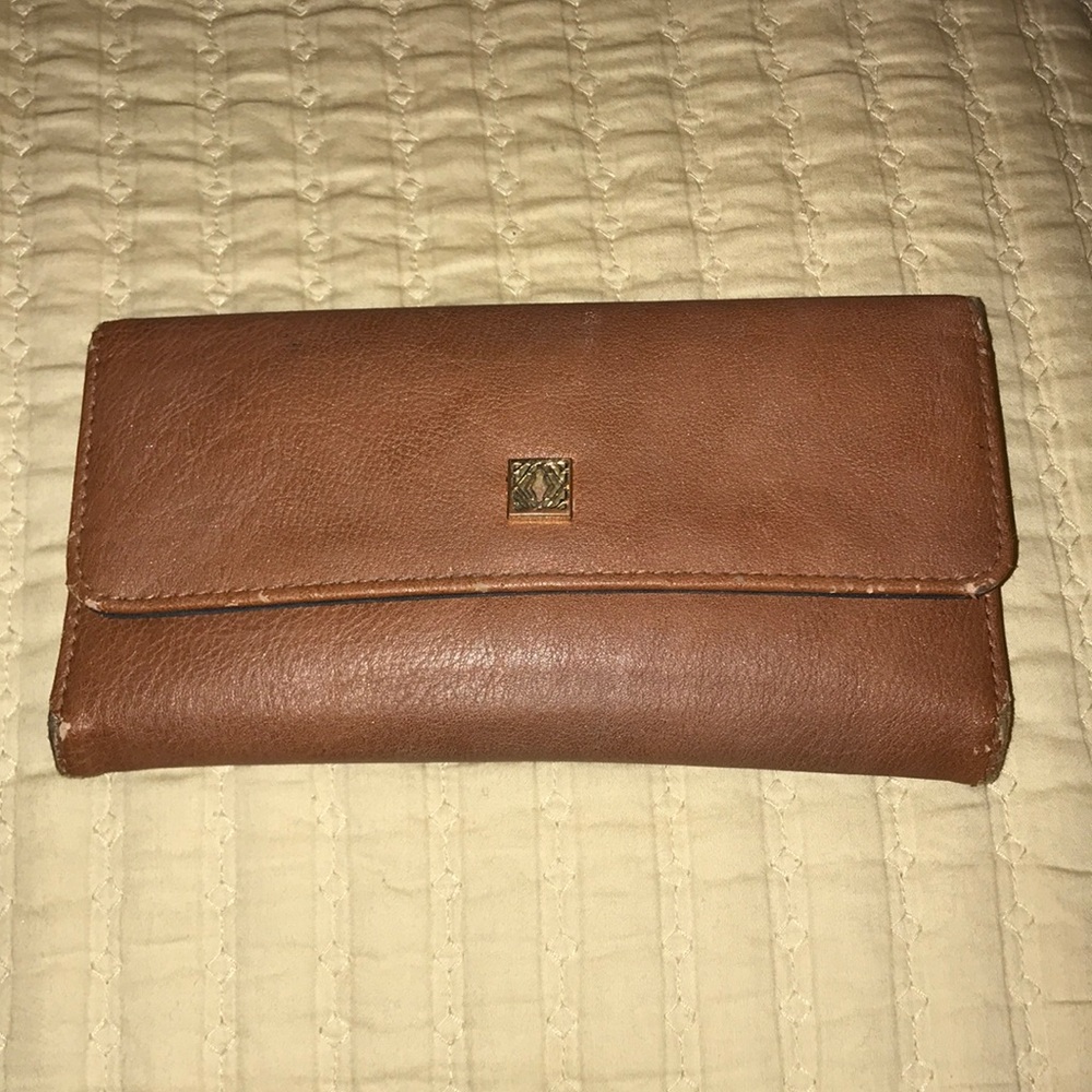 Kate Landry tan billfold