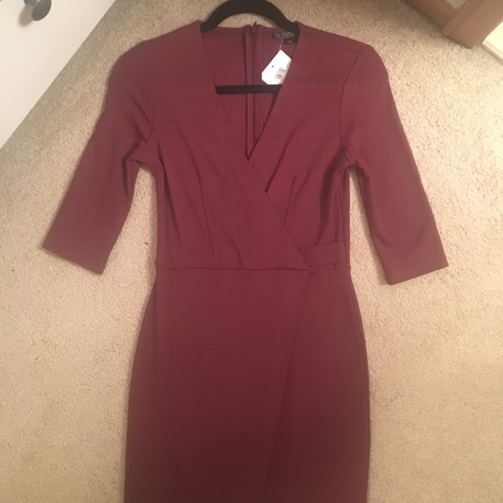 Nordstrom (TopShop) maroon dress!