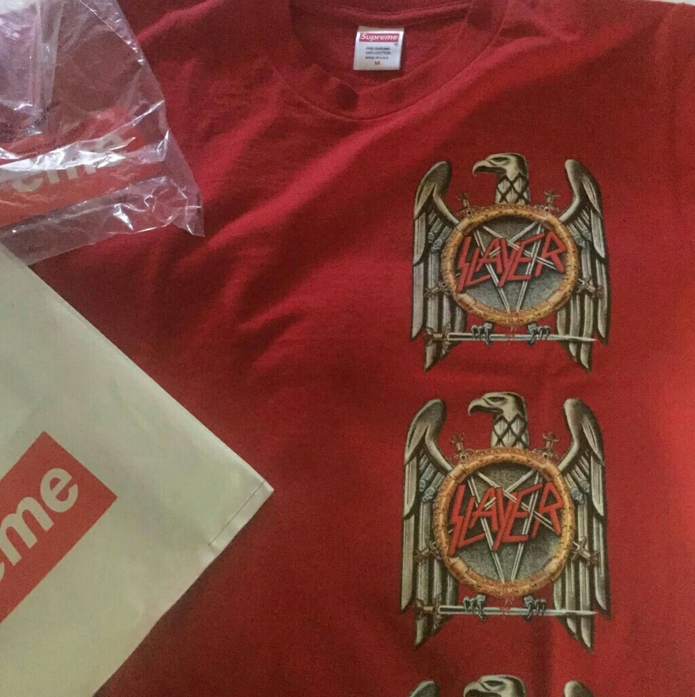 Supreme x Slayer t-shirt
