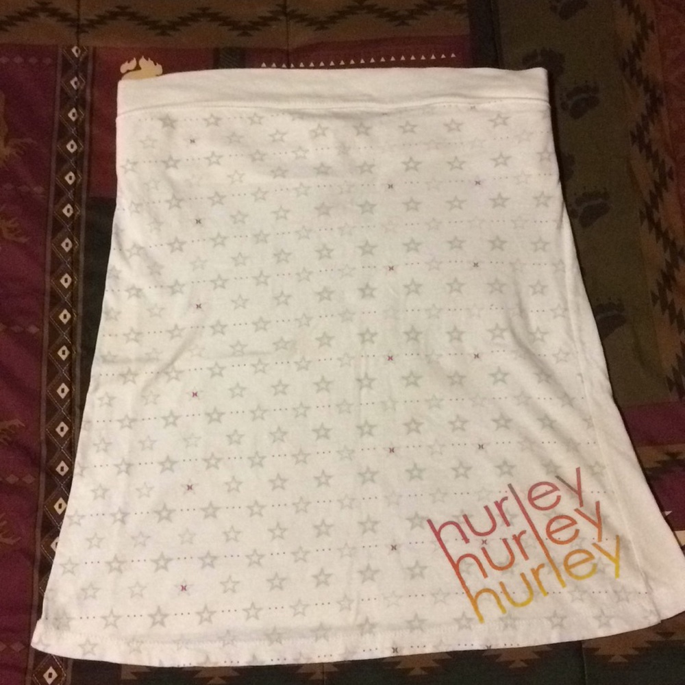 Hurley white sleeveless top.