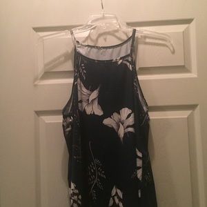 Navy blue n white tank top.  Soft and Comfy