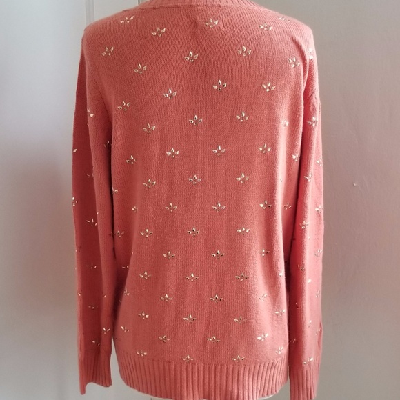 Orange Jeweled Sweater - Picture 3 of 4