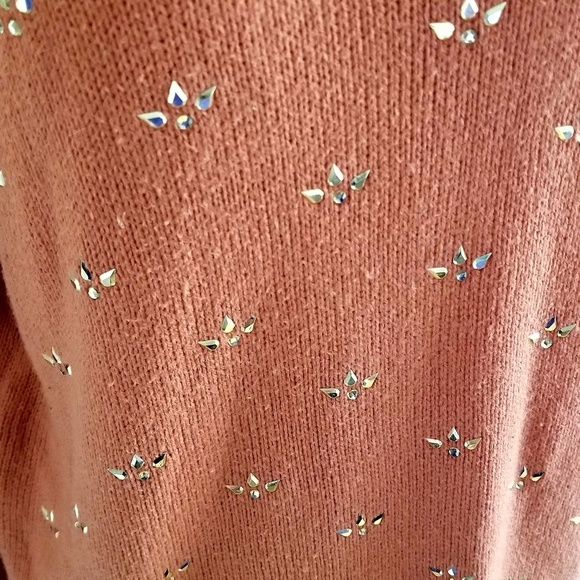 Orange Jeweled Sweater - Picture 4 of 4