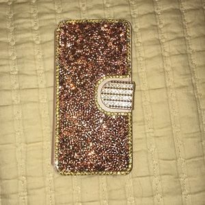 Pink rhinestone iPhone 6 phone case